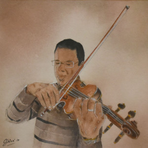 Marco and his Violin by Silvia Busetto 