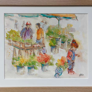 Flower Market by Silvia Busetto