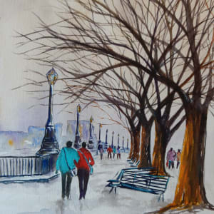 Winter walk by Silvia Busetto 