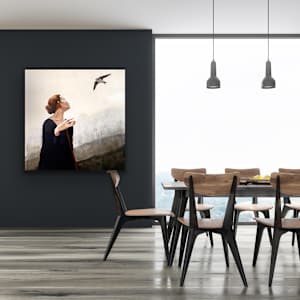 Bird and Broom by Suzanna Schlemm 