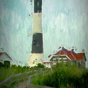 Lighthouse 0n Fire Island by Michael Davis
