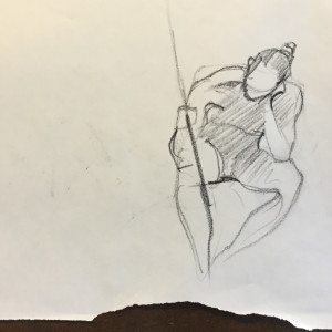 Seated study by Neil Sherman