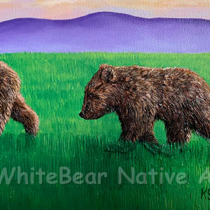Guided By Love by WhiteBear Native Art/Kathy S. "WhiteBear" Copsey 