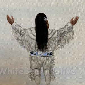 Guided By Visions & Dreams by WhiteBear Native Art/Kathy S. "WhiteBear" Copsey 