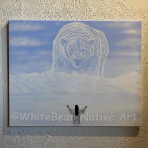 Guided By Visions & Dreams by WhiteBear Native Art/Kathy S. "WhiteBear" Copsey 