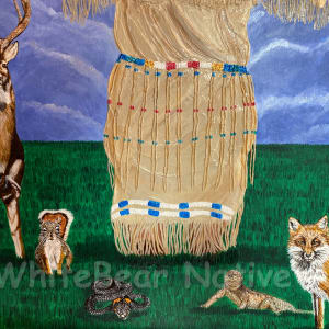In Honor Of All Those Who Come To Protect & Guide Me by WhiteBear Native Art/Kathy S. "WhiteBear" Copsey 