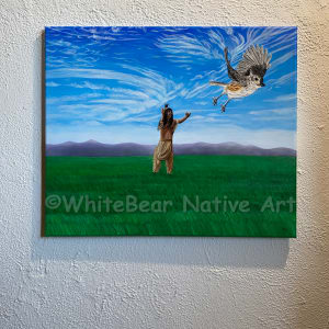 Let Your Hopes & Dreams Take Flight by WhiteBear Native Art/Kathy S. "WhiteBear" Copsey 