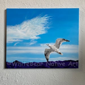 Let Your Hopes Help Guide The Way by WhiteBear Native Art/Kathy S. "WhiteBear" Copsey 