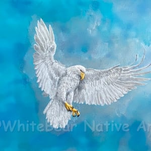 Pure Love In Flight by WhiteBear Native Art/Kathy S. "WhiteBear" Copsey