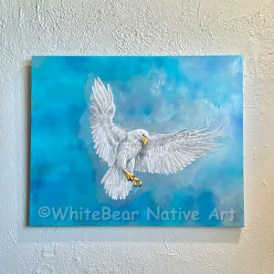 Pure Love In Flight by WhiteBear Native Art/Kathy S. "WhiteBear" Copsey 