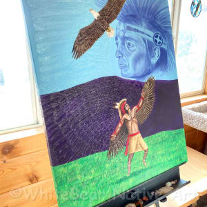 Sacred Messengers by WhiteBear Native Art/Kathy S. "WhiteBear" Copsey 