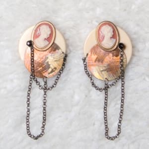 Earrings | Cameo and Copper