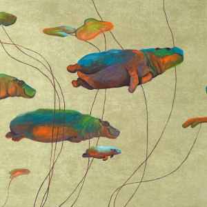 The Hippopotamus Family by Yulaiyla Grays Larru 
