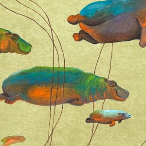 The Hippopotamus Family by Yulaiyla Grays Larru 