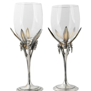 Lily of the Valley Goblets (Set of 2) by Harold Castor
