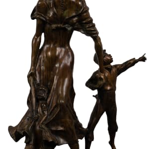 Pioneer Woman & Children by Harold Castor