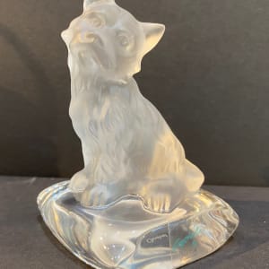 Goebel Frosted Crystal Scottish Terrier Paperweight