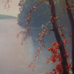 Tonalist Lake Scene by C. Muller, Image 6.