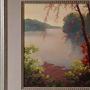 Tonalist Lake Scene by C. Muller, Image 9.