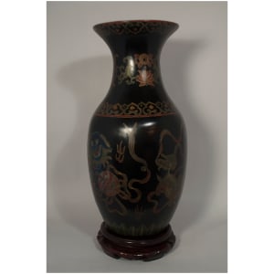 Antique Chinese Vase - Longevity, Good Luck, Happiness by Unknown 