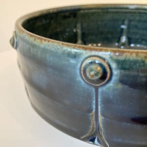 Ceramic Blue Bowl by Dan Finnegan 