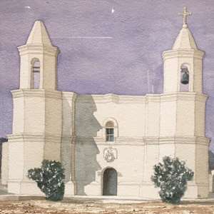 New Mexico Mission Church by John Aragon