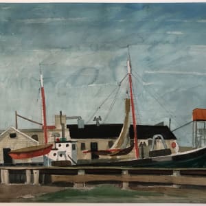 Fisherman's Wharf by Morris Blackburn 