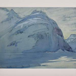 Snow Capped Harbor Landscape by Mary Howard, Image 4.