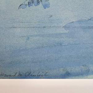 Snow Capped Harbor Landscape by Mary Howard, Image 9.
