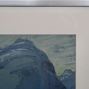 Snow Capped Harbor Landscape by Mary Howard, Image 6.