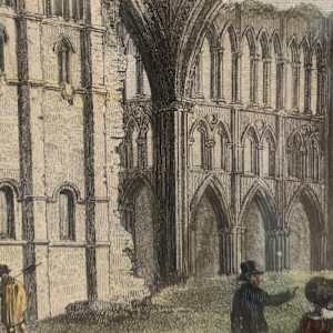 Rivaulx Abbey by Nathaniel Whittock, Image 3.