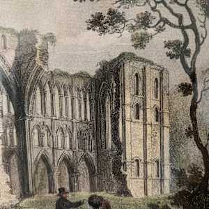 Rivaulx Abbey by Nathaniel Whittock, Image 8.