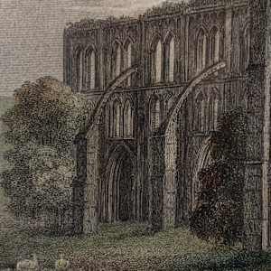 Rivaulx Abbey by Nathaniel Whittock, Image 7.