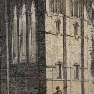 Rivaulx Abbey by Nathaniel Whittock, Image 4.