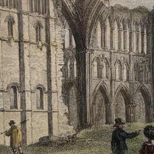 Rivaulx Abbey by Nathaniel Whittock, Image 5.
