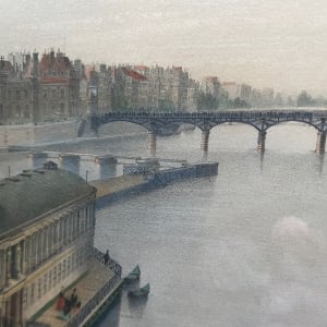 Le Louvre et La Seine - Vue Prise du Pont-neuf by Philippe Benoist 