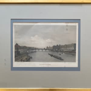 Le Louvre et La Seine - Vue Prise du Pont-neuf by Philippe Benoist