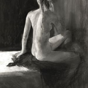 Seated Female Nude by Paul Wingo 