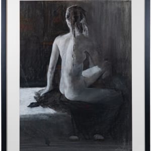 Seated Female Nude by Paul Wingo