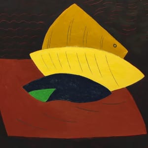 Abstract Fish Still Life by Robert Bonaparte 