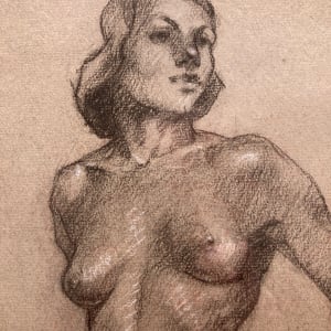 'Female Nude' by R.V. Goetz 