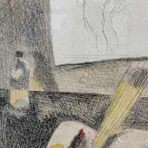 Still Life Lithograph by Raphael Soyer, Image 5.