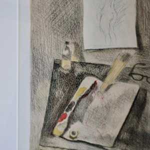 Still Life Lithograph by Raphael Soyer, Image 7.
