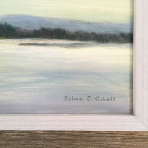 Impressionist Harbor Scene by Selma J Cubell 