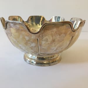 Vintage English Silver-plate Bowl by Unknown 