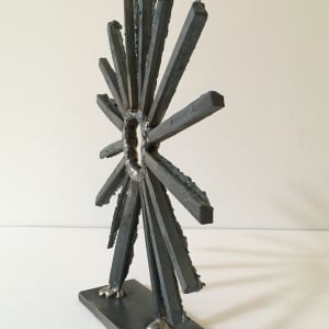 Welded Steel Star Sculpture by John A. Mantooth 