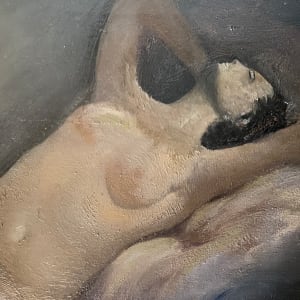 Reclining Nude by Frederick Lloveras Herrera 