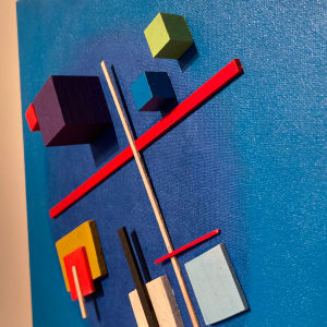Composition I (blue) by Dragana Milovic 