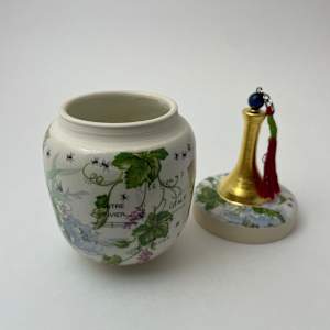 Scenic Jar with Adornments by Roger Runge 