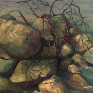 Composition #5 Boulder and Rock Series by Regina Murphy